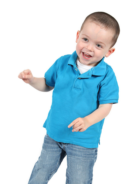 Baby boy posing for camera - Foto, Imagem