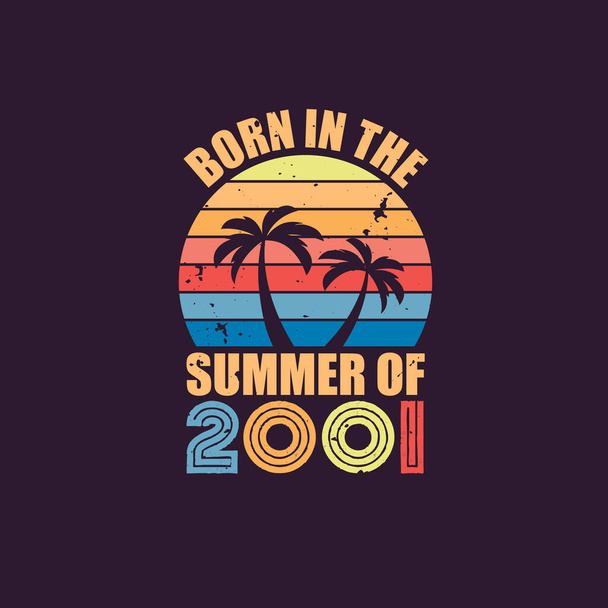 Γεννημένος το καλοκαίρι του 2001, Γεννημένος το 2001 - Διάνυσμα, εικόνα