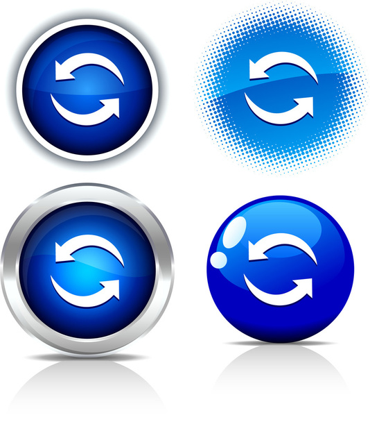 Refresh buttons. - Vector, Image