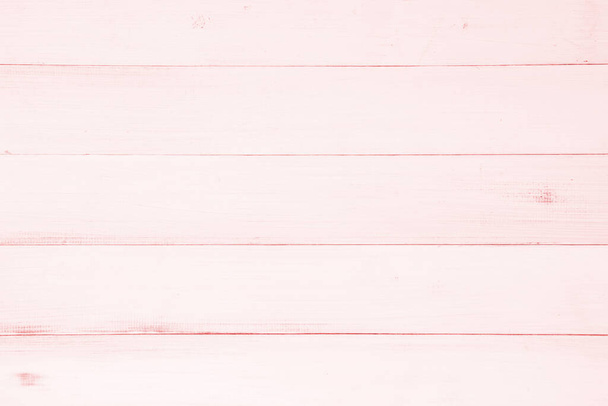 Pink White wood texture background surface with old natural pattern or old wood texture table top view. Grunge surface with wood texture background. Vintage timber texture background. Rustic table top view - Photo, Image
