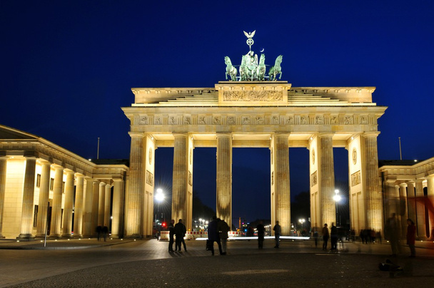 portão de brandemburgo em Berlin, Alemania - Foto, Imagem