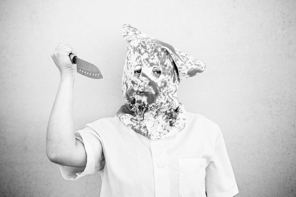 Bloody murderer mask - Photo, Image