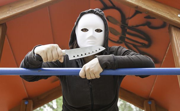 vrah v parku maska - Fotografie, Obrázek