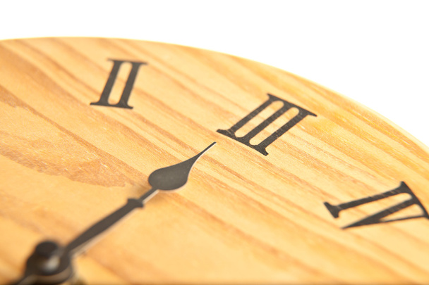 круглі дерев'яні годинник
  - Фото, зображення