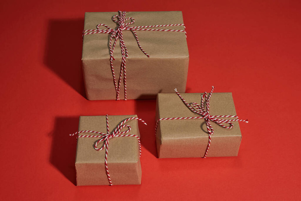 Gift boxes for winter events and holidays - Foto, Imagem