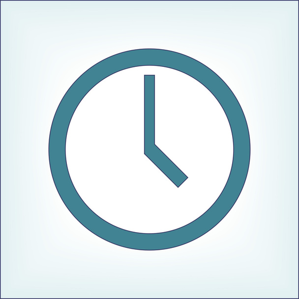 Clock icon - Vektor, obrázek