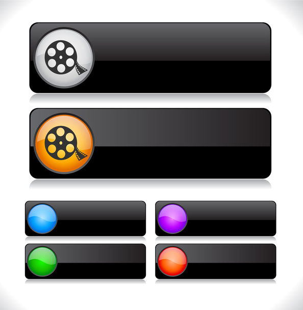 Buttons for web. Vector. - Vektor, Bild
