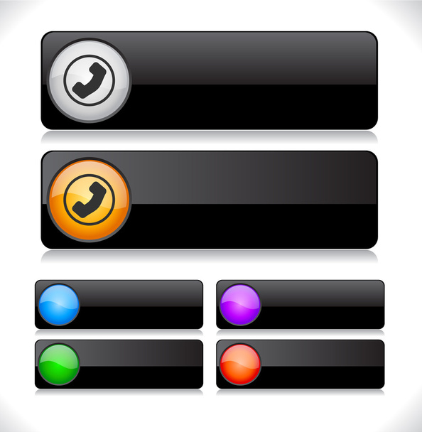 Buttons for web. Vector. - Διάνυσμα, εικόνα