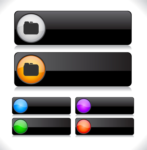 Buttons for web. Vector. - Вектор,изображение