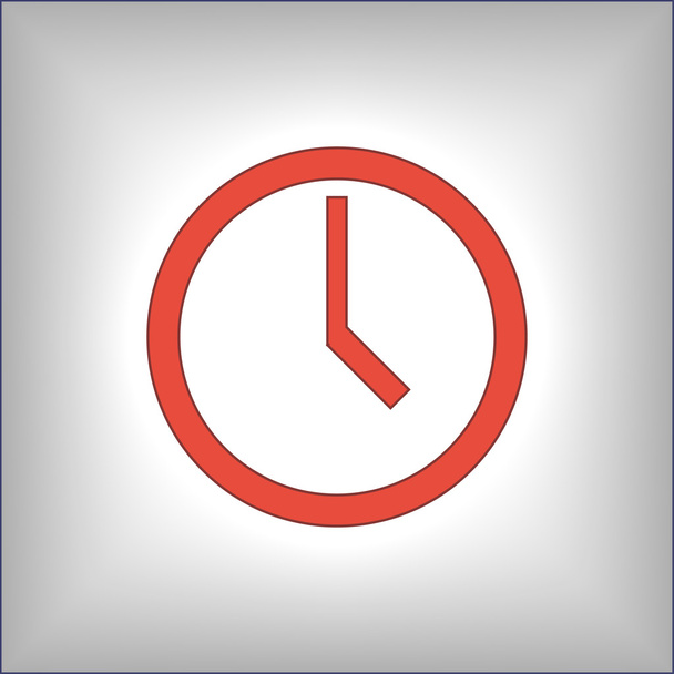 Clock icon - Vector, afbeelding