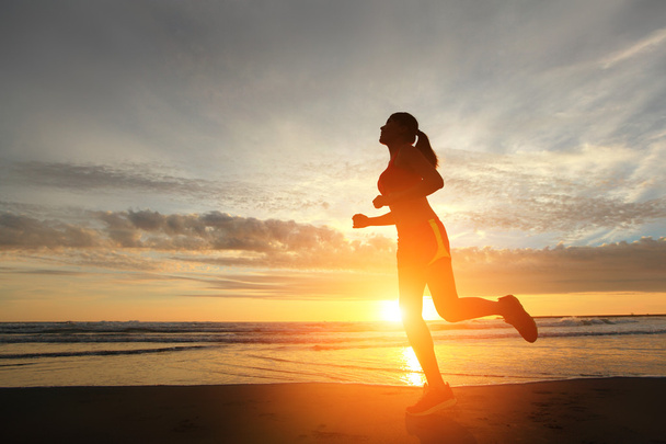 Running sport woman - Фото, изображение
