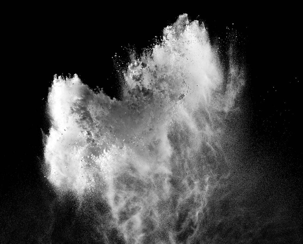 kouř prášek výbuch vzduch pozadí tvar černá - Fotografie, Obrázek