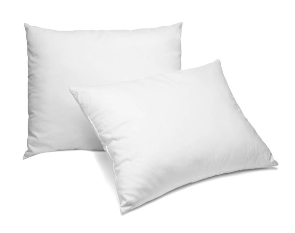 白い枕の寝具睡眠 - 写真・画像