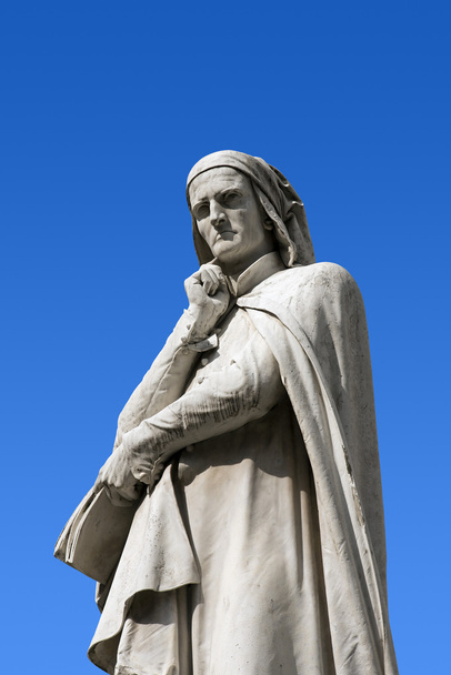Pomnik Dantego w Weronie - Włochy - Zdjęcie, obraz