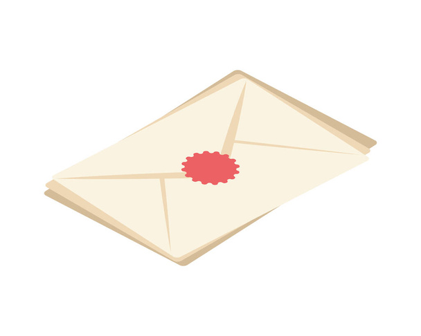 retro envelope mail - Vetor, Imagem