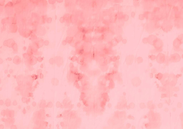 Pink Artistic Tie Dye. Watercolor Print. Shine Modern Dyed. Mauve Oil Ink. Woman Brushed Texture. Red Traditional Dyed.   Liquid Dirty Art Dyed. Rose Aquarelle Texture. - Photo, Image
