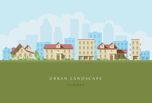 Urban Landscape - Vector, Image