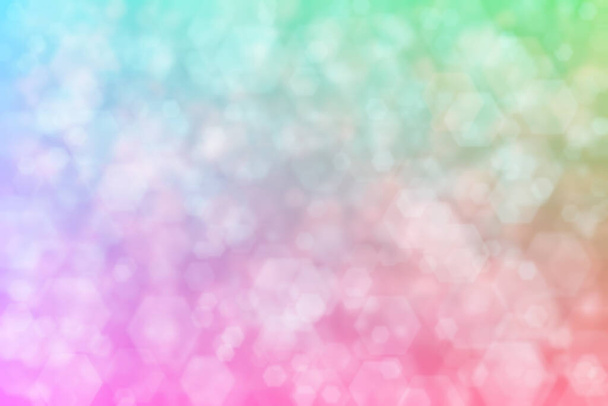Разноцветный абстрактный градиентный фон. Огни Bokeh на розовый, синий и его смеси  - Фото, изображение