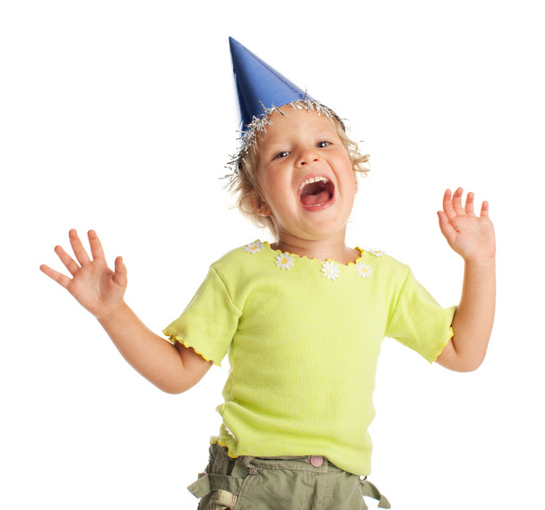 Happy child in the cap - Foto, Imagem