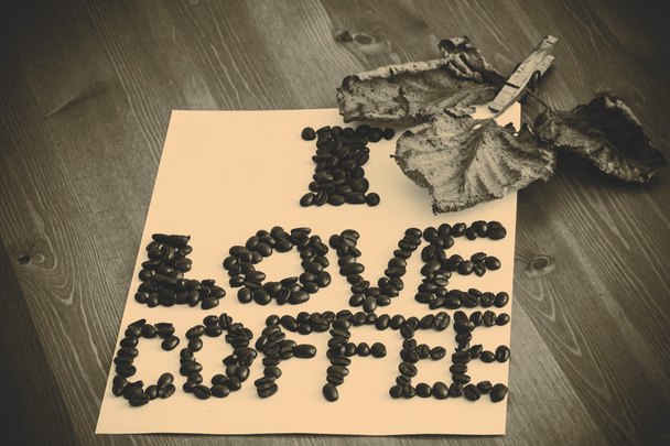 Uwielbiam kawę - Zdjęcie, obraz