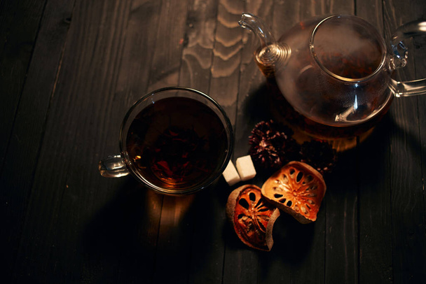 tea fresh drink breakfast like morning close-up - Foto, imagen