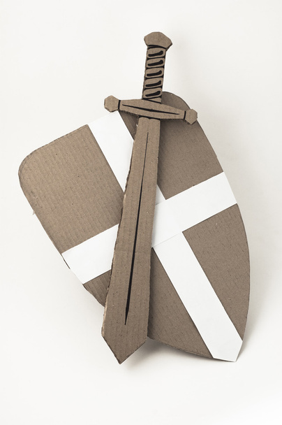  Medieval sword and shield - Fotografie, Obrázek
