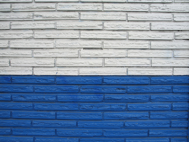 Muro de ladrillo pintado
 - Foto, Imagen