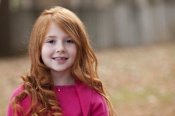 Redheaded κορίτσι - Φωτογραφία, εικόνα