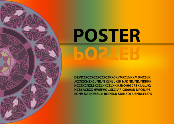 Abstract vector poster - Vector, Image