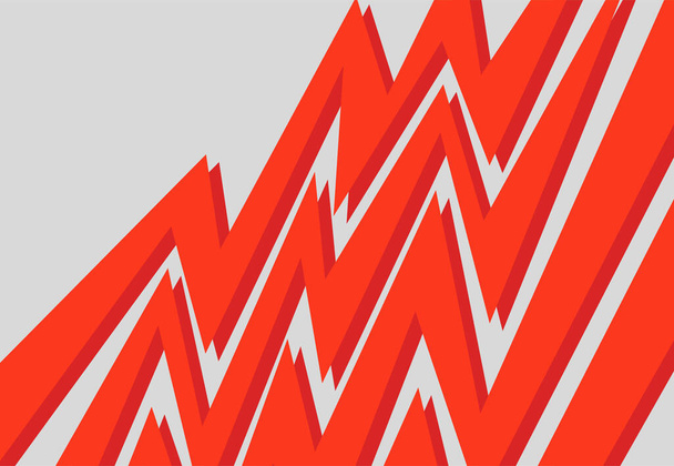 Simple background with gradient zigzag line pattern - Vektor, Bild