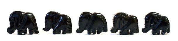 Black elephants - Photo, Image