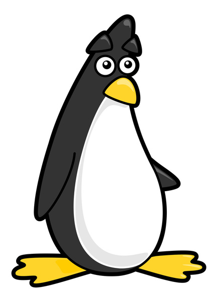 Penguin - Vektor, kép