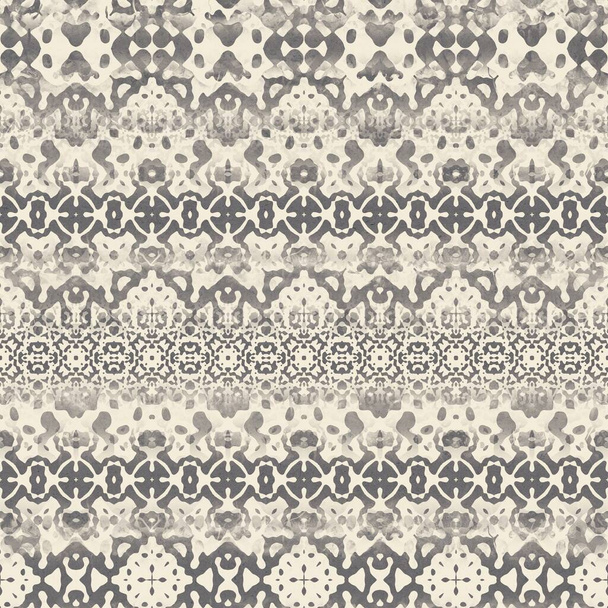Seamless two toned distressed rug or textile surface pattern design for print. - Photo, Image