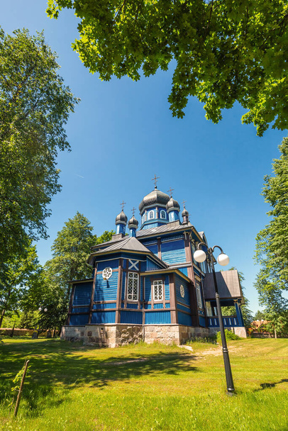 Puchly köyündeki Ortodoks Kilisesi, kuzey doğu Polonya, Avrupa - Fotoğraf, Görsel