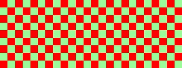 Прапор шахівниці. Блідо-зелений і червоний кольори шахівниці. Маленькі квадрати, маленькі клітини. Шахівниця, текстура шахівниці. Візерунок квадратів. Тло. Повторювана текстура
. - Фото, зображення