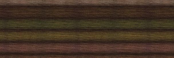 Natural space dyed marl stripe woven border. Tonal winter line strip bordure in yarn effect. Horizontal heathered melange seamless edge trim. - Photo, Image