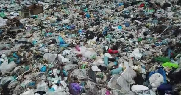 Müllhalde. Umweltverschmutzung. Müllberge - Filmmaterial, Video