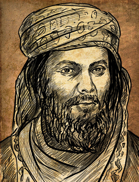 Uthman ibn Affan, auch von der türkischen und persischen Abkürzung Osman geschrieben, war ein zweiter Cousin, Schwiegersohn und bemerkenswerter Gefährte des islamischen Propheten Mohammed - Foto, Bild