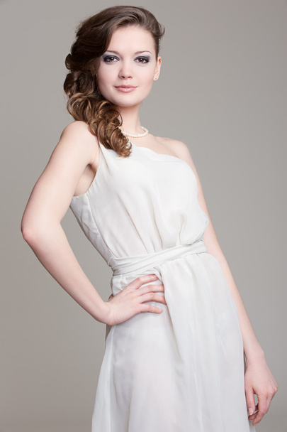 Pretty young woman in dress - Fotografie, Obrázek