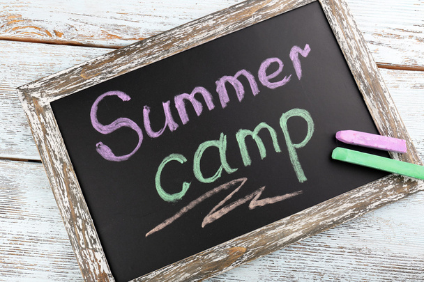 Text Summer camp - Valokuva, kuva