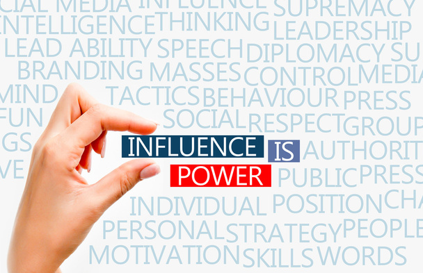Influence is power concept - Photo, Image