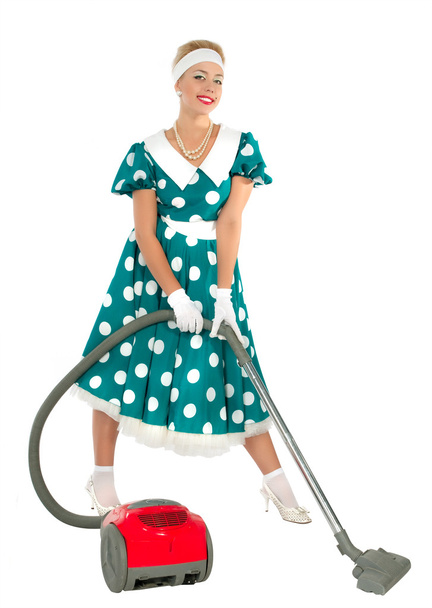 Cute Young Retro Housewife - Photo, image