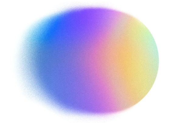Abstrakti pastelli neon hämärtynyt ympyrä rakeinen kaltevuus valkoinen - Valokuva, kuva