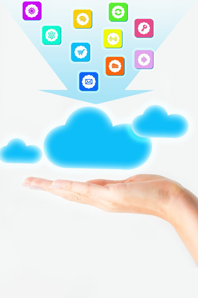 Cloud file sharing - Photo, Image