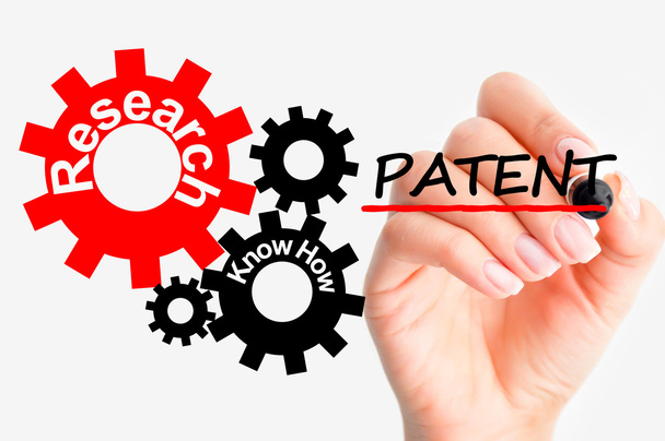 Konzept des industriellen Patents - Foto, Bild