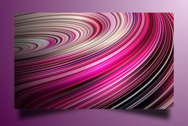 illustration abstraite d'affiche de flux coloré 3d - Vecteur, image