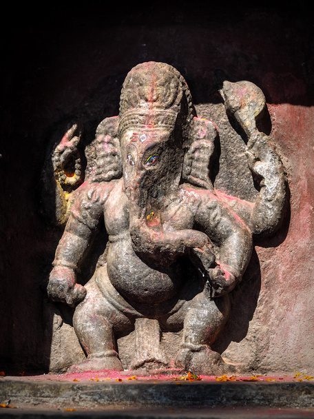 Statue de l'éléphant hindou Ganesha
 - Photo, image