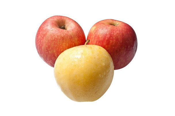 Fehér alapon izolált alma - Fotó, kép