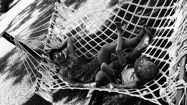 Relaxing in hammock - Fotografie, Obrázek