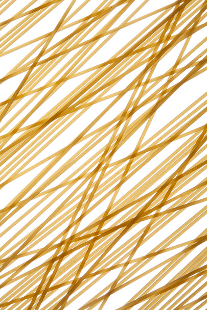 ruwe ongekookt Italiaanse spaghettii achtergrond - Foto, afbeelding